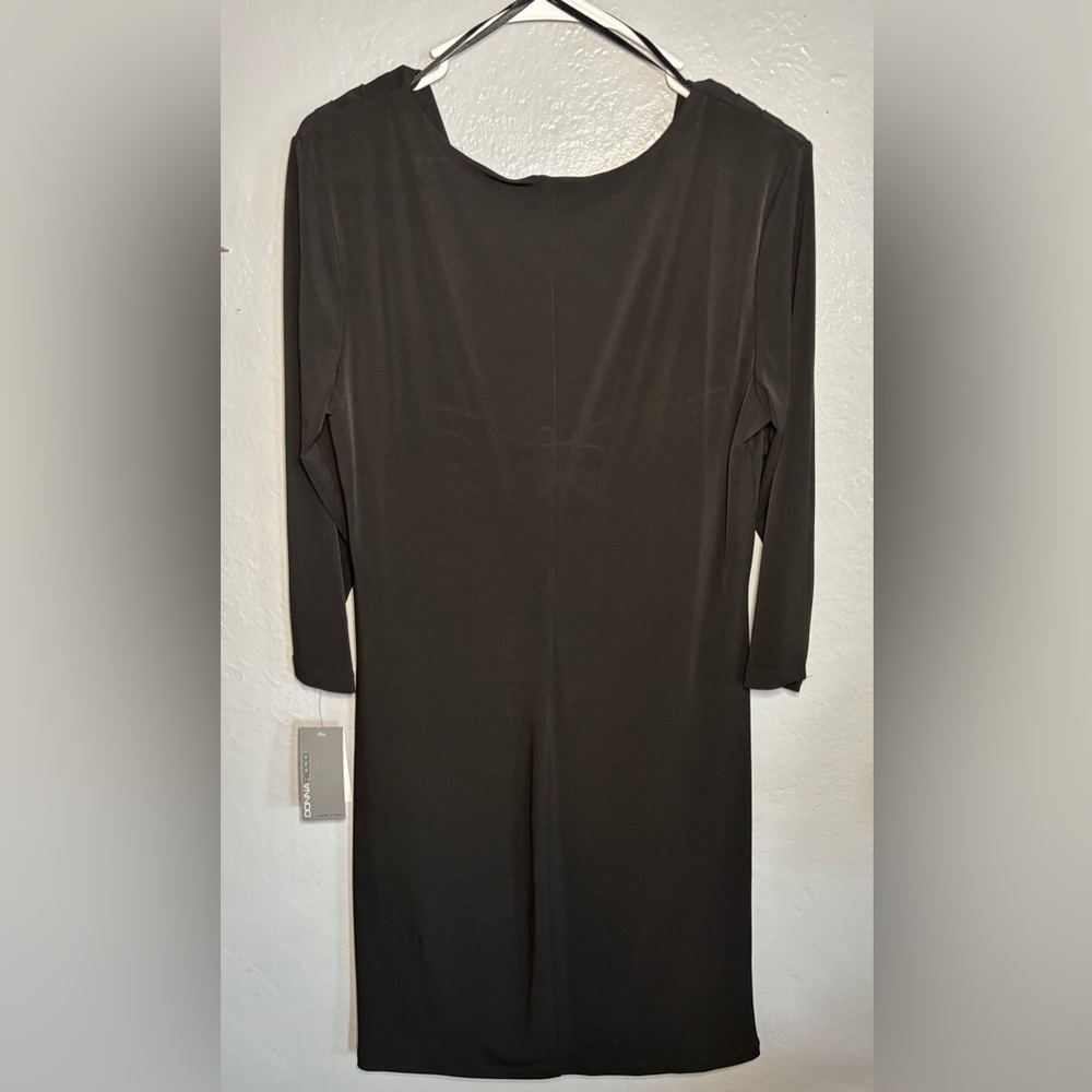 Donna Ricco New York
Women's Dress Size 12
Womens Black Cowel Neck Ruched New - Picture 4 of 9